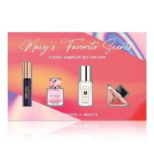 Macy’s Women Perfume Miniature Set (Carolina Herrera, Jo Malone, Prada, My Way)